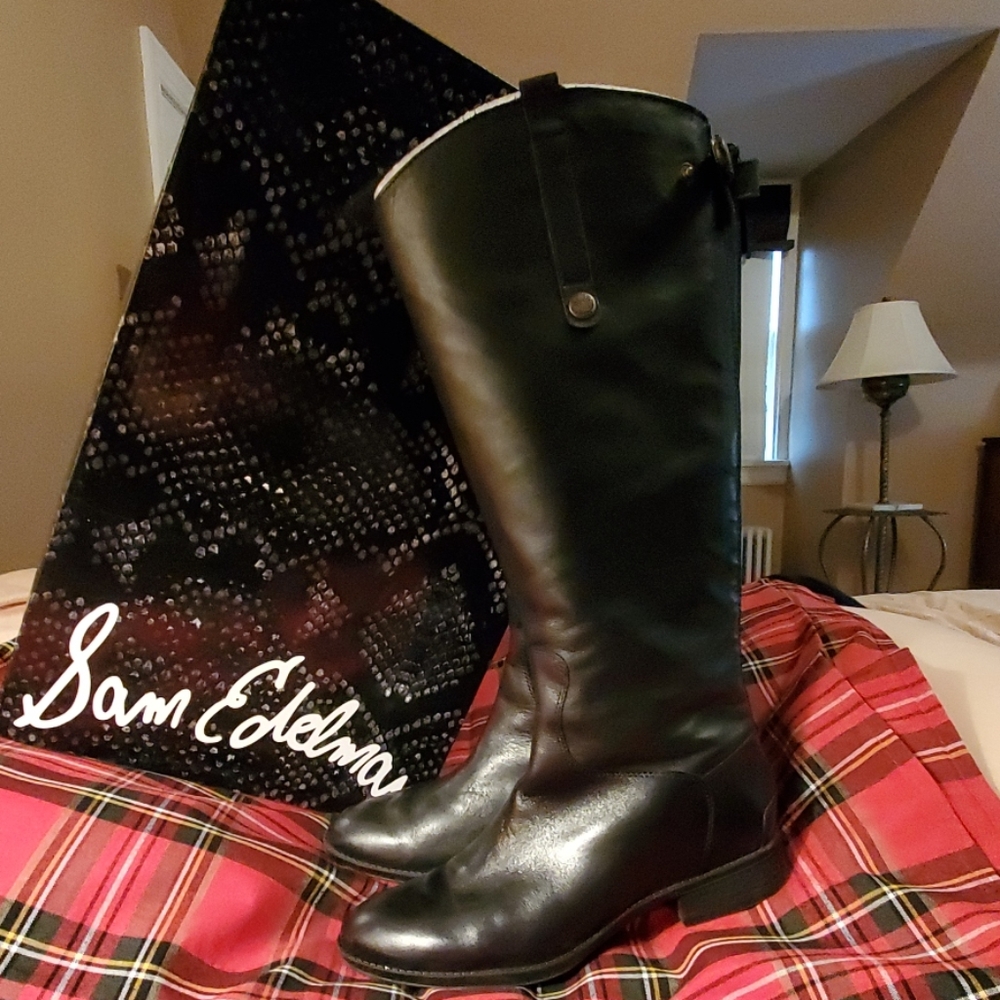 Sam Edelman Tall Black boots..womens